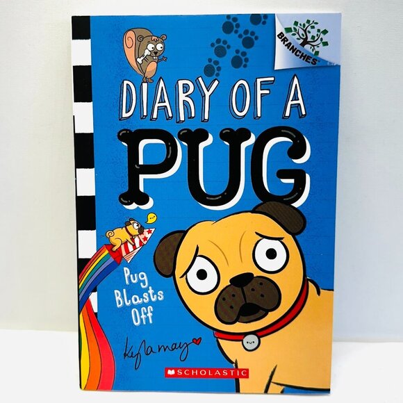 Pug Blasts Off: A Branches Book (Diary of a Pug #1) - Paperback - Brand New - Picture 1 of 6